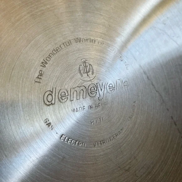 Demeyere Stainless Steel 15 inch Griddle Comal pan Made in Belgium - Picture 11 of 14